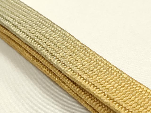 平和屋本店●和装小物　帯締め・帯揚げセット　刺繍　高麗組　暈し　金糸　逸品　未使用　AABF4194ay