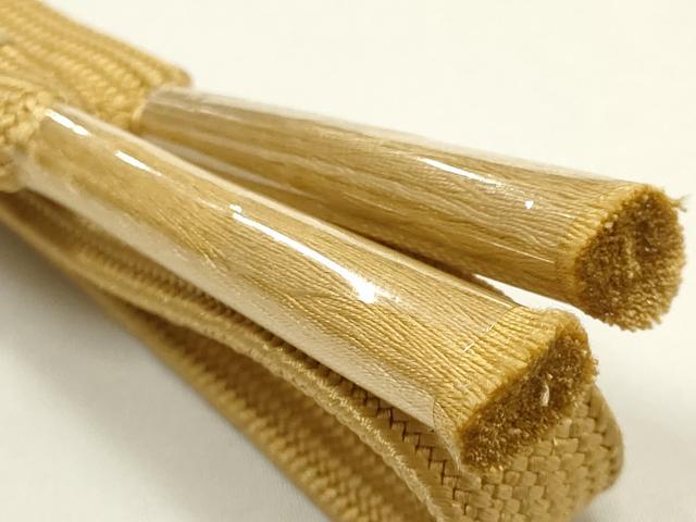 平和屋本店●和装小物　帯締め・帯揚げセット　刺繍　高麗組　暈し　金糸　逸品　未使用　AABF4194ay