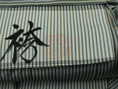 平和屋着物●男性 行灯袴 神代袴 縞 正絹 逸品 AABF4207cs