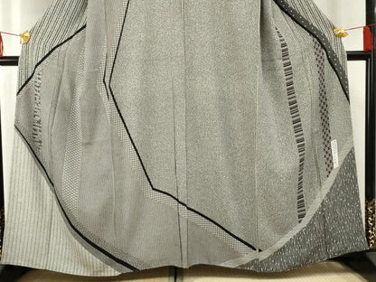 平和屋着物●山下晴三 京友禅競技大会受賞　訪問着　吉祥文　正絹　逸品　未使用　AABF4211cs
