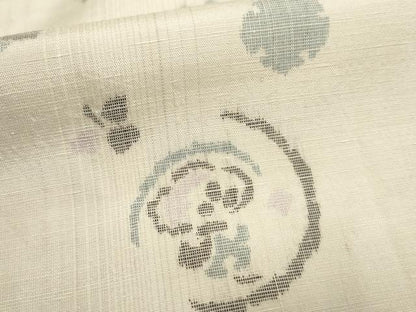 平和屋着物●結城紬　80亀甲　飛び亀甲　吉祥花丸間道　やまと誂製　正絹　逸品　AABF4218cs