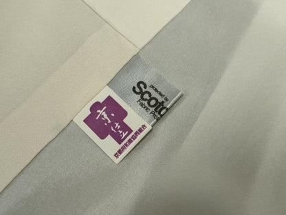 平和屋着物●上質な小紋 雪輪文 正絹 逸品 未使用 AABF4221cs
