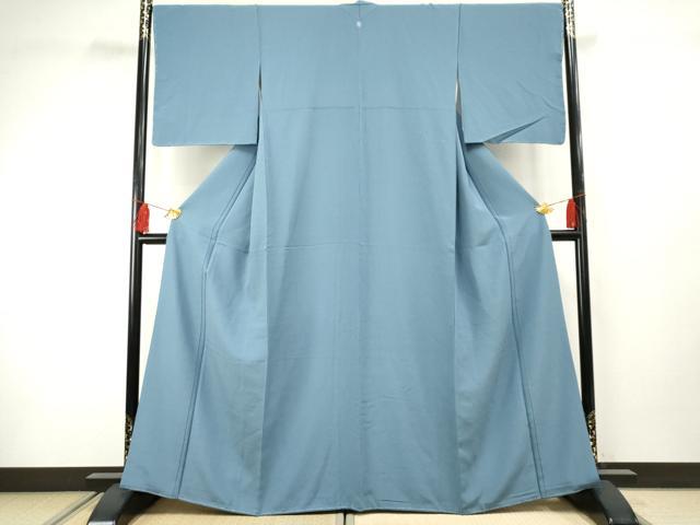 平和屋着物●上質な色無地 薄縹色 正絹 逸品 未使用 AABF4235cs