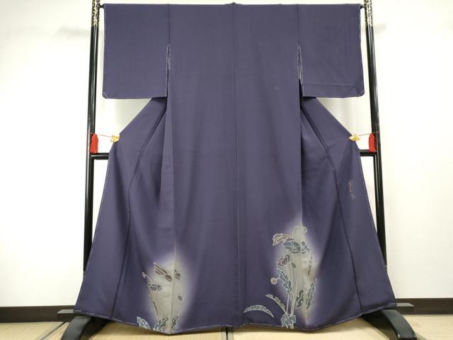 平和屋着物●世界的人形師　辻村寿三郎　ジュサブロー　訪問着　枝花文　暈し染め　正絹　逸品　AABF4237cs
