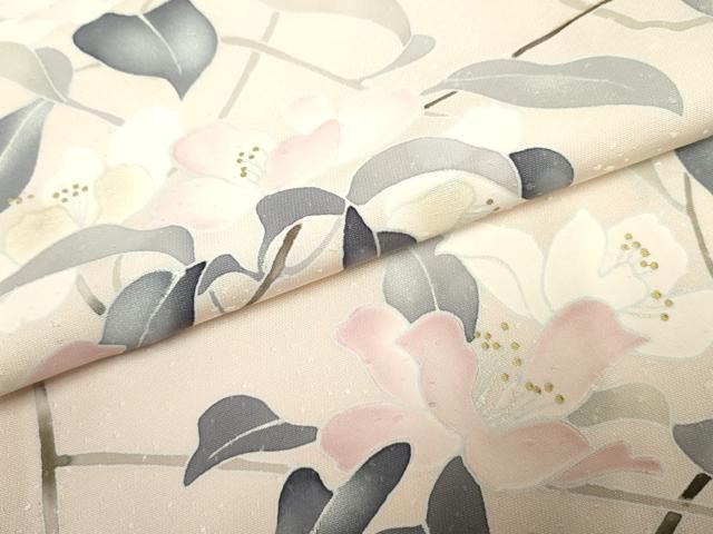 平和屋着物●訪問着 友禅 枝花文 暈し染め 正絹 逸品 AABF4240cs