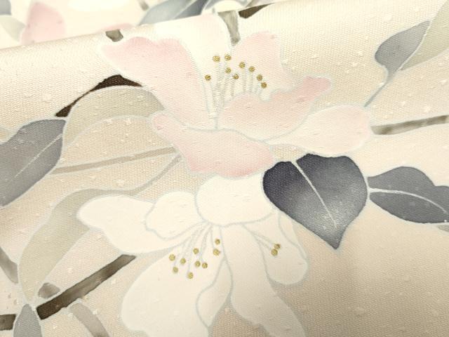 平和屋着物●訪問着 友禅 枝花文 暈し染め 正絹 逸品 AABF4240cs