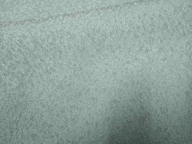 平和屋着物●上質な色無地 紋意匠 浅縹色 正絹 逸品 AABF4241cs