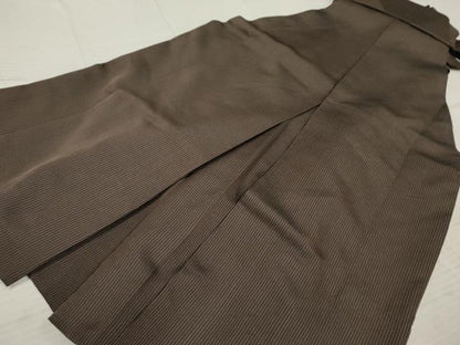 平和屋着物●男性 馬乗り袴 縞 正絹 逸品 AABF4243cs