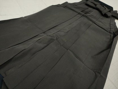 平和屋着物●男性 馬乗り袴 縞 正絹 逸品 AABF4244cs