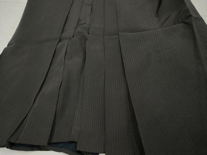 平和屋着物●男性 馬乗り袴 縞 正絹 逸品 AABF4244cs