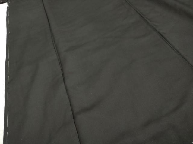 平和屋着物●男性 黒紋付 正絹 逸品 未使用 AABF4245cs