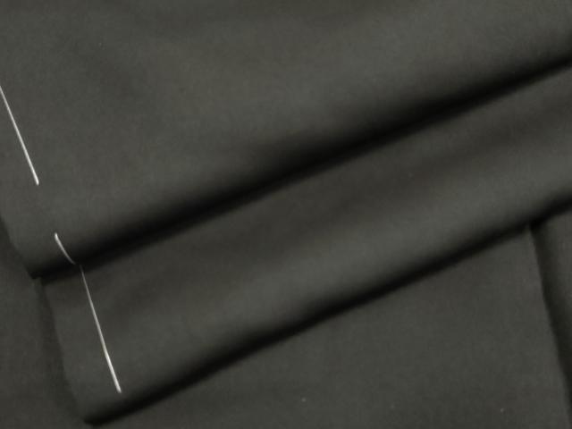 平和屋着物●男性 黒紋付 正絹 逸品 未使用 AABF4245cs