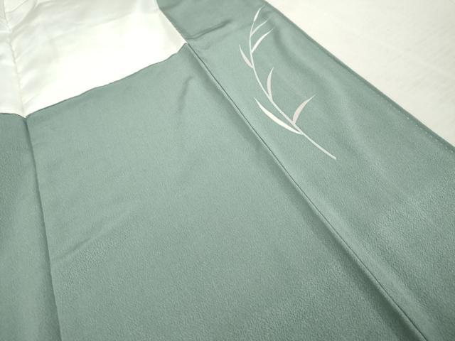 平和屋着物●訪問着 友禅 枝花文 暈し染め 金銀彩 正絹 逸品 未使用 AABF4255cs