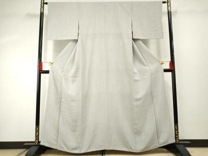 平和屋着物●訪問着 ろうけつ染 草花文 金彩 正絹 逸品 AABF4260cs