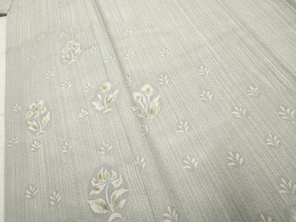 平和屋着物●訪問着 ろうけつ染 草花文 金彩 正絹 逸品 AABF4260cs