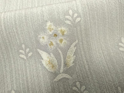 平和屋着物●訪問着 ろうけつ染 草花文 金彩 正絹 逸品 AABF4260cs