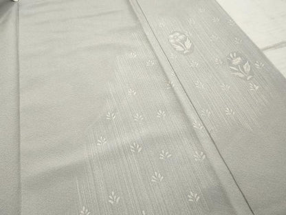 平和屋着物●訪問着 ろうけつ染 草花文 金彩 正絹 逸品 AABF4260cs