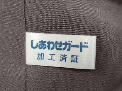 平和屋着物●訪問着 霞文 お召ちりめん 正絹 逸品 未使用 AABF4269cs