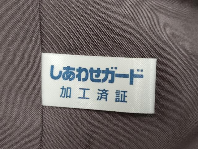 平和屋着物●訪問着 霞文 お召ちりめん 正絹 逸品 未使用 AABF4269cs