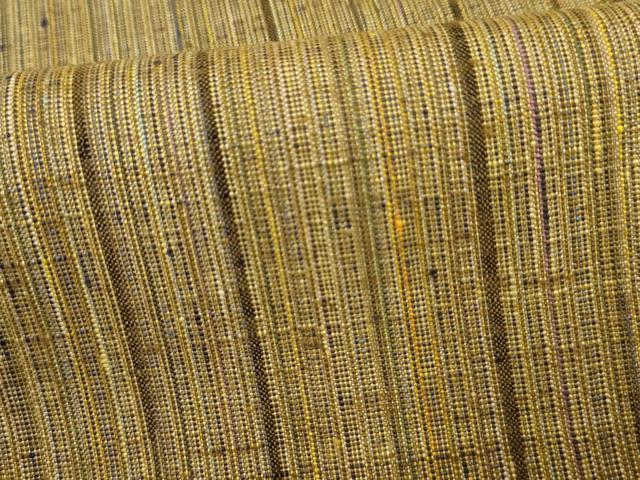 平和屋着物●上質な紬 縞 正絹 逸品 AABF4278cs