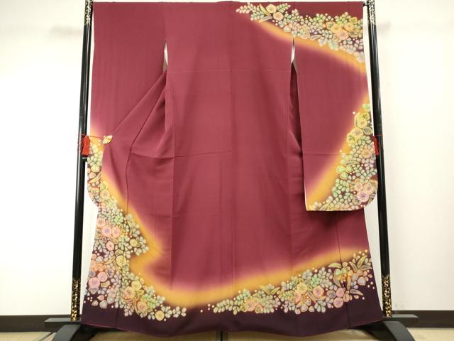 平和屋着物●豪華振袖 作家物 泰常 辻が花 絞り 暈し染め 正絹 逸品 AABF4283cs