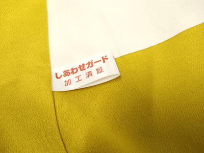平和屋着物●豪華振袖 花毬文 暈し染め 金糸 金彩 正絹 逸品 AABF4286cs