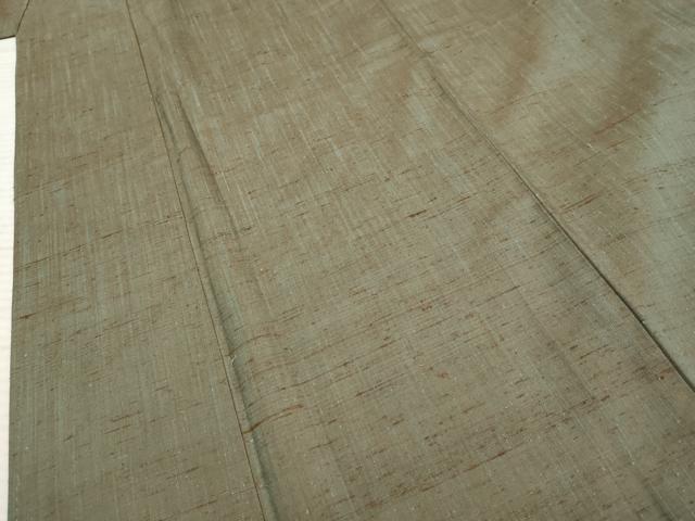 平和屋着物●上質な紬 霞文 正絹 逸品 AABF4296cs