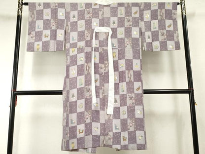 平和屋着物●長襦袢 無双仕立て 十二支 正絹 逸品 AABF4304cs