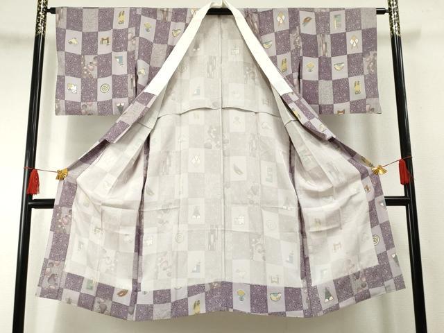 平和屋着物●長襦袢 無双仕立て 十二支 正絹 逸品 AABF4304cs