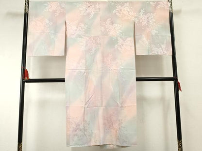 平和屋着物●長襦袢 無双仕立て 辻が花地紋 暈し染め やまと誂製 正絹 逸品 AABF4305cs
