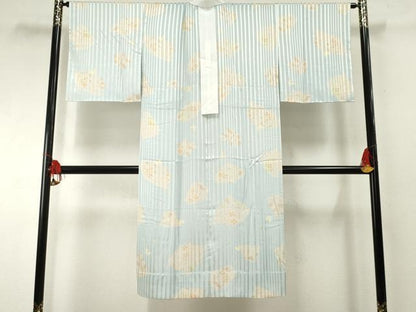 平和屋着物●長襦袢 無双仕立て 花蝶文 正絹 逸品 AABF4306cs