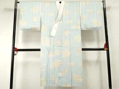 平和屋着物●長襦袢 無双仕立て 花蝶文 正絹 逸品 AABF4306cs
