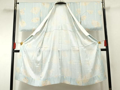 平和屋着物●長襦袢 無双仕立て 花蝶文 正絹 逸品 AABF4306cs
