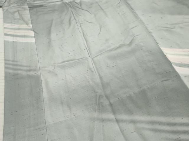 平和屋着物●長襦袢 無双仕立て ぜんまい 斜縞 正絹 逸品 AABF4307cs