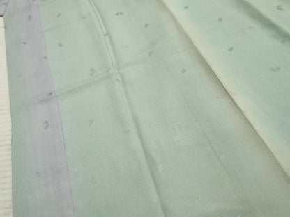平和屋着物●長襦袢 袷 舞花地紋 暈し染め 正絹 逸品 AABF4308cs