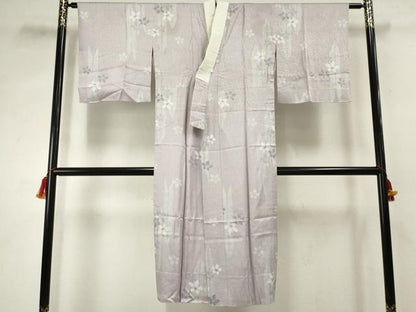 平和屋着物●長襦袢 無双仕立て 舞花文 やまと誂製 正絹 逸品 AABF4309cs
