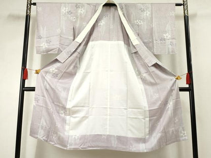 平和屋着物●長襦袢 無双仕立て 舞花文 やまと誂製 正絹 逸品 AABF4309cs
