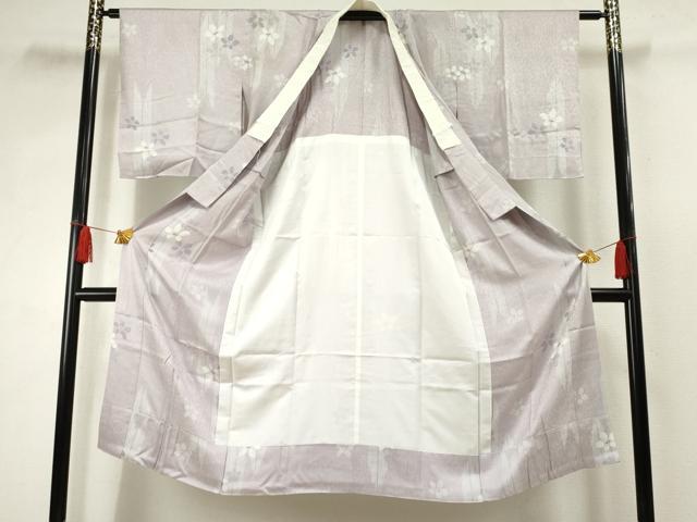 平和屋着物●長襦袢 無双仕立て 舞花文 やまと誂製 正絹 逸品 AABF4309cs