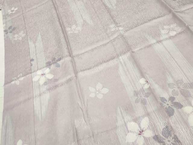 平和屋着物●長襦袢 無双仕立て 舞花文 やまと誂製 正絹 逸品 AABF4309cs