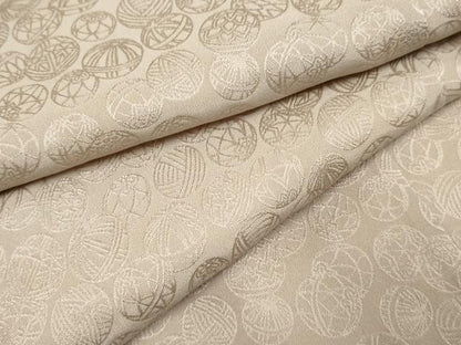 平和屋着物●長襦袢 袷 毬地紋 正絹 逸品 未使用 AABF4312cs