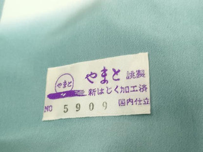 平和屋着物●上質な小紋 ほたる暈し 雪輪花丸文 やまと誂製 正絹 逸品 未使用 AABF4314cs