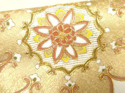 平和屋着物●京友禅 タケハナ染匠 色留袖 駒刺繍 正倉院花文 金彩 正絹 逸品 AABF4315cs