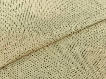 平和屋着物▽本塩沢 単衣 蚊絣 正絹 逸品 AABF4323jh