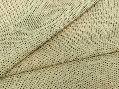 平和屋着物▽本塩沢 単衣 蚊絣 正絹 逸品 AABF4323jh