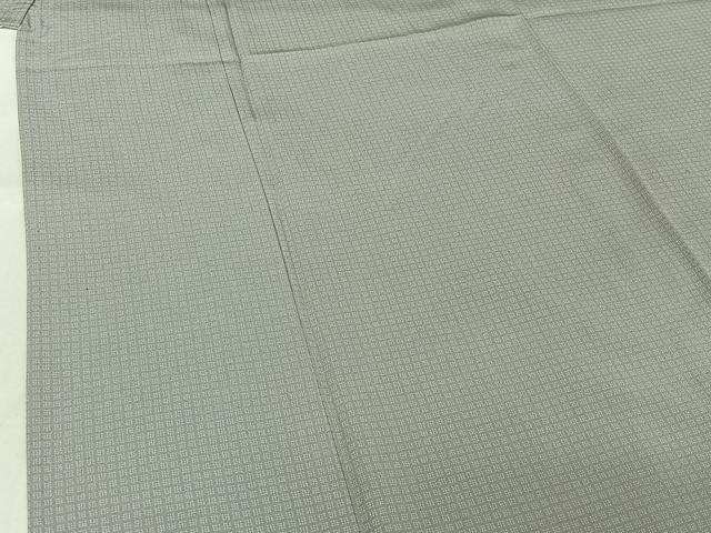 平和屋着物▽伝統工芸師 服部光擴 江戸小紋 単衣 角通し 正絹 逸品 AABF4325jh