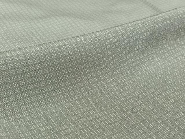 平和屋着物▽伝統工芸師 服部光擴 江戸小紋 単衣 角通し 正絹 逸品 AABF4325jh