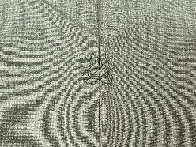 平和屋着物▽伝統工芸師 服部光擴 江戸小紋 単衣 角通し 正絹 逸品 AABF4325jh