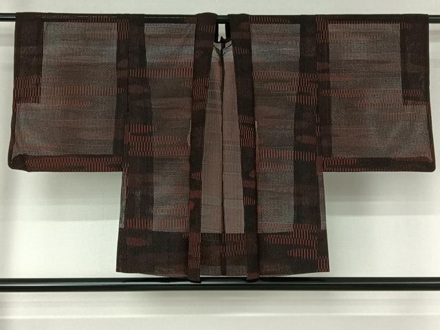 平和屋着物▽羽織 スリーシーズン 春夏秋 塵除け 霞文 正絹 逸品 AABF4332jh