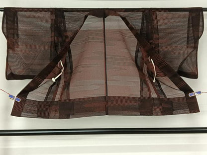平和屋着物▽羽織 スリーシーズン 春夏秋 塵除け 霞文 正絹 逸品 AABF4332jh