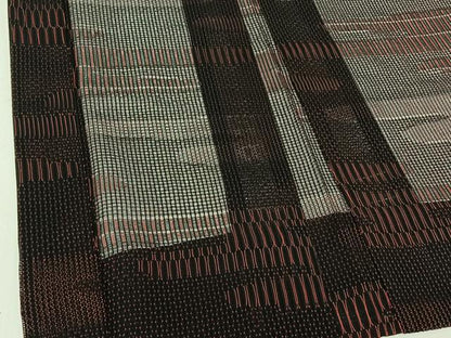 平和屋着物▽羽織 スリーシーズン 春夏秋 塵除け 霞文 正絹 逸品 AABF4332jh